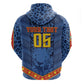 Custom DR Congo Football Hoodie Leopard Jaguar Tribal Pattern With Flags