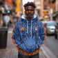 Custom DR Congo Football Hoodie Leopard Jaguar Tribal Pattern With Flags