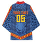 Custom DR Congo Football Kimono Leopard Jaguar Tribal Pattern With Flags