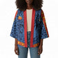 Custom DR Congo Football Kimono Leopard Jaguar Tribal Pattern With Flags