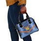 Custom DR Congo Football Shoulder Handbag Leopard Jaguar Tribal Pattern With Flags