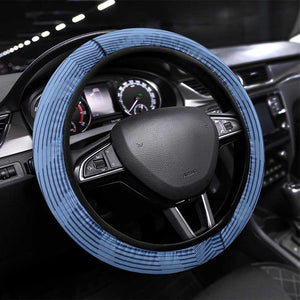 DR Congo Football Steering Wheel Cover Leopard Jaguar Tribal Pattern With Flags