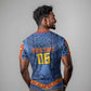 Custom DR Congo Football T shirt Leopard Jaguar Tribal Pattern With Flags