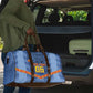 Custom DR Congo Football Travel Bag Leopard Jaguar Tribal Pattern With Flags