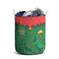 Football Burkina Faso Laundry Basket Rising Star And Horse Sport Style - African Pride