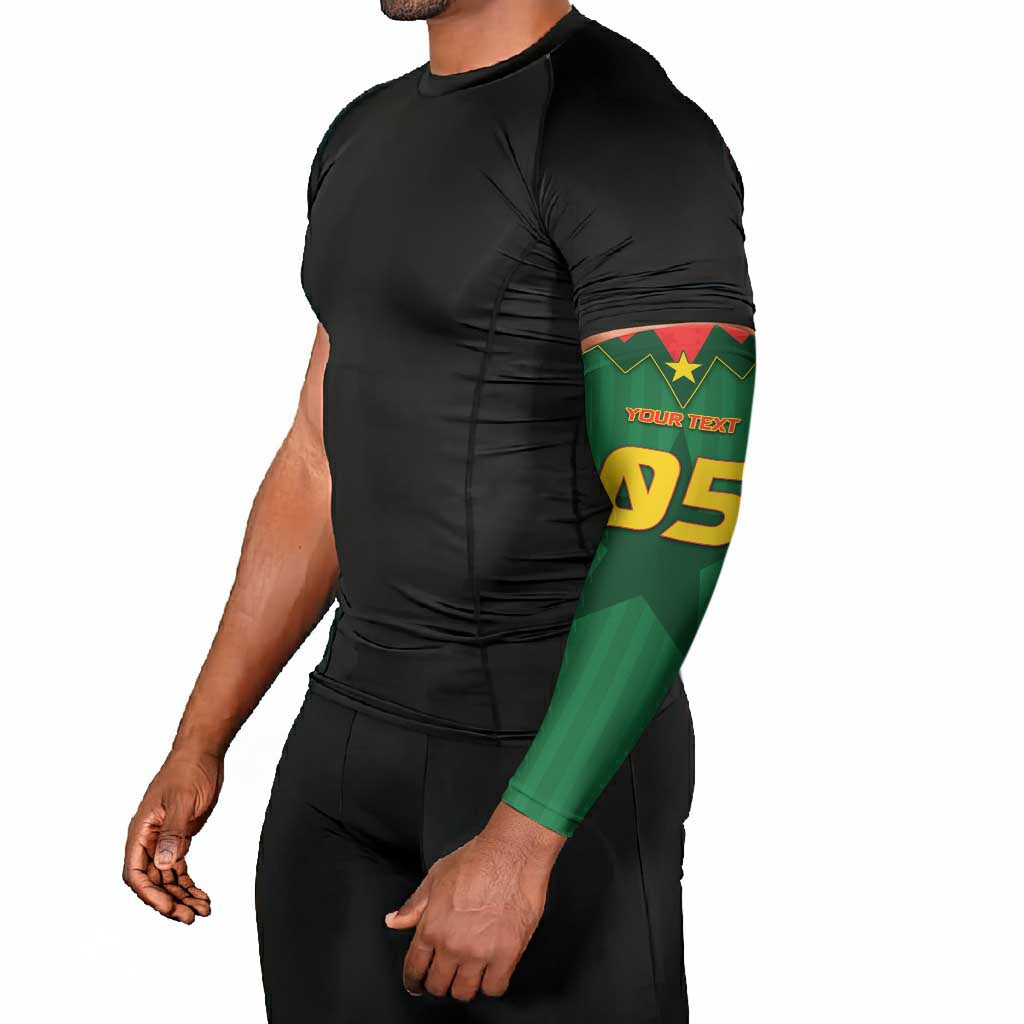 Custom Football Burkina Faso Arm Sleeves Rising Star And Horse Sport Style - African Pride