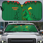 Football Burkina Faso Auto Sun Shade Rising Star And Horse Sport Style - African Pride
