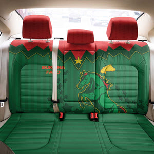 Football Burkina Faso Back Car Seat Cover Rising Star And Horse Sport Style - African Pride