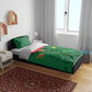 Football Burkina Faso Bedding Set Rising Star And Horse Sport Style - African Pride