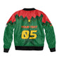 Custom Football Burkina Faso Bomber Jacket Rising Star And Horse Sport Style - African Pride