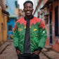 Custom Football Burkina Faso Bomber Jacket Rising Star And Horse Sport Style - African Pride
