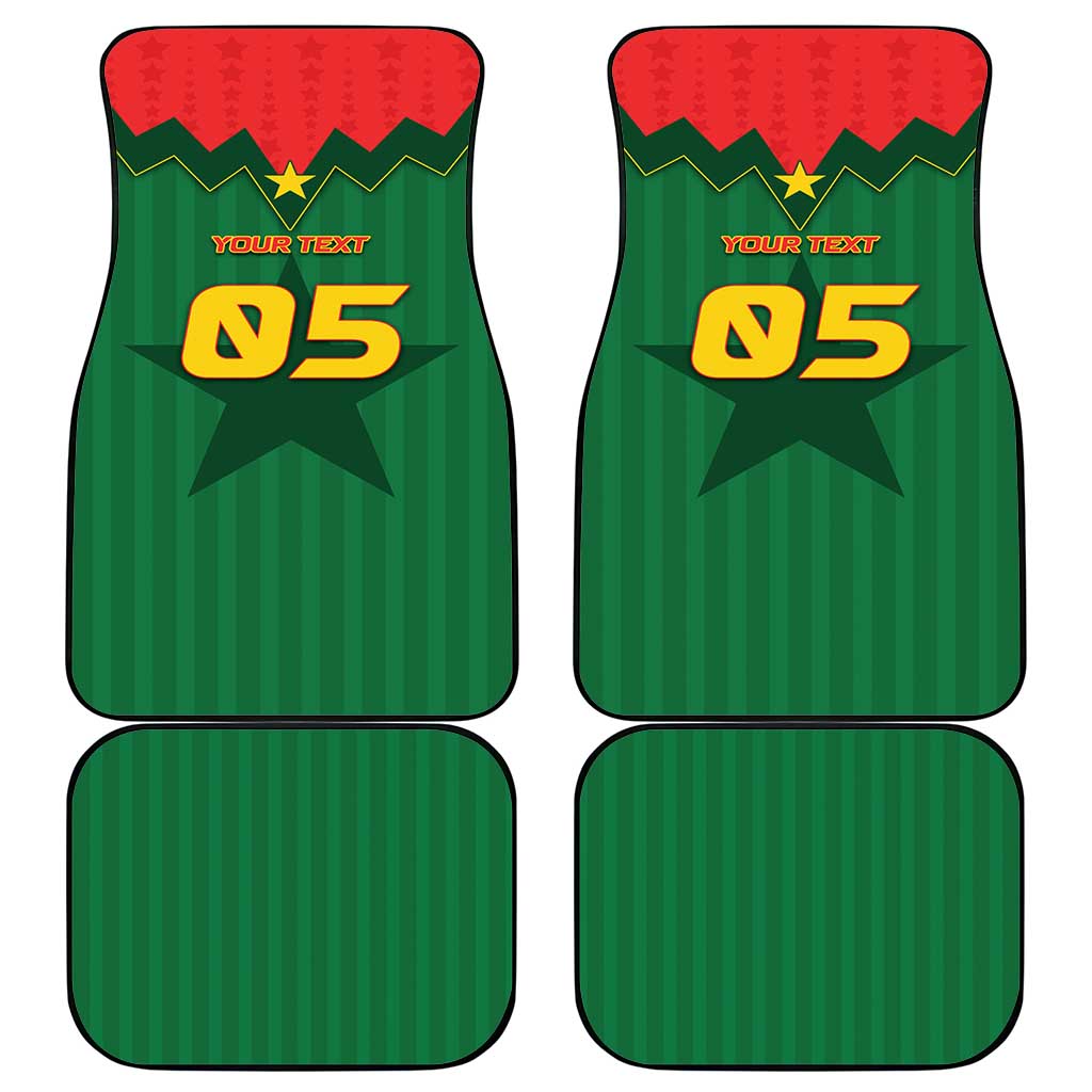 Custom Football Burkina Faso Car Mats Rising Star And Horse Sport Style - African Pride