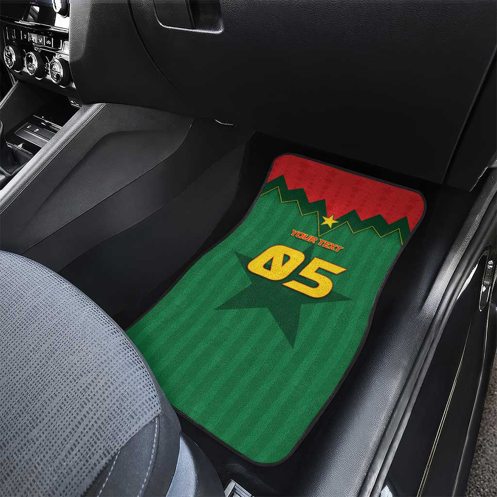 Custom Football Burkina Faso Car Mats Rising Star And Horse Sport Style - African Pride
