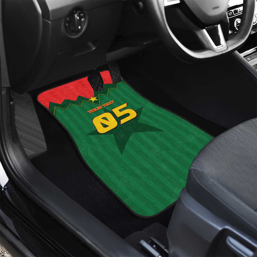 Custom Football Burkina Faso Car Mats Rising Star And Horse Sport Style - African Pride