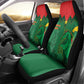 Football Burkina Faso Car Seat Cover Rising Star And Horse Sport Style - African Pride
