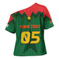 Custom Football Burkina Faso Cross Shoulder Shirt Rising Star And Horse Sport Style - African Pride
