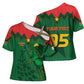 Custom Football Burkina Faso Cross Shoulder Shirt Rising Star And Horse Sport Style - African Pride