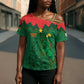 Custom Football Burkina Faso Cross Shoulder Shirt Rising Star And Horse Sport Style - African Pride