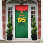 Custom Football Burkina Faso Door Cover Rising Star And Horse Sport Style - African Pride