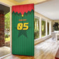 Custom Football Burkina Faso Door Cover Rising Star And Horse Sport Style - African Pride