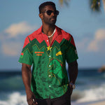 Custom Football Burkina Faso Hawaiian Shirt Rising Star And Horse Sport Style - African Pride
