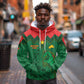 Custom Football Burkina Faso Hoodie Rising Star And Horse Sport Style - African Pride