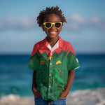Custom Football Burkina Faso Kid Hawaiian Shirt Rising Star And Horse Sport Style - African Pride