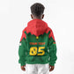 Custom Football Burkina Faso Kid Hoodie Rising Star And Horse Sport Style - African Pride