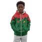 Custom Football Burkina Faso Kid Hoodie Rising Star And Horse Sport Style - African Pride