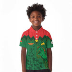 Custom Football Burkina Faso Kid Polo Shirt Rising Star And Horse Sport Style - African Pride