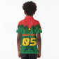 Custom Football Burkina Faso Kid Polo Shirt Rising Star And Horse Sport Style - African Pride