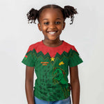 Custom Football Burkina Faso Kid T shirt Rising Star And Horse Sport Style - African Pride