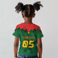 Custom Football Burkina Faso Kid T shirt Rising Star And Horse Sport Style - African Pride