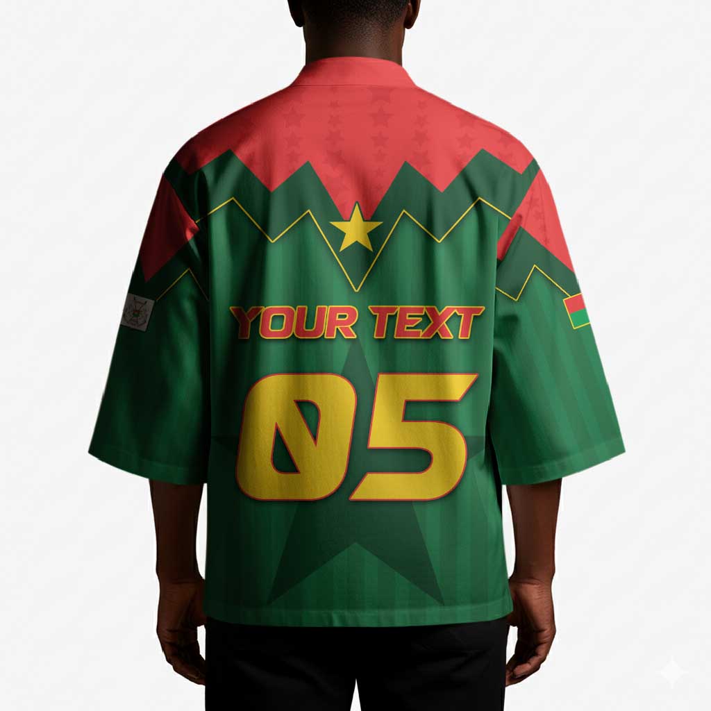 Custom Football Burkina Faso Kimono Rising Star And Horse Sport Style - African Pride