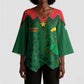 Custom Football Burkina Faso Kimono Sleeve Blouse Rising Star And Horse Sport Style - African Pride