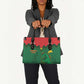 Football Burkina Faso Leather Bag Rising Star And Horse Sport Style - African Pride