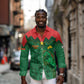 Custom Football Burkina Faso Long Sleeve Button Shirt Rising Star And Horse Sport Style - African Pride