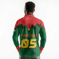 Custom Football Burkina Faso Long Sleeve Polo Shirt Rising Star And Horse Sport Style - African Pride