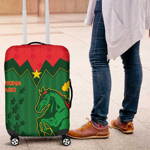 Football Burkina Faso Luggage Cover Rising Star And Horse Sport Style - African Pride