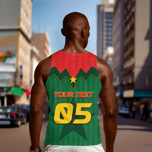 Custom Football Burkina Faso Men Tank Top Rising Star And Horse Sport Style - African Pride