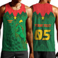 Custom Football Burkina Faso Men Tank Top Rising Star And Horse Sport Style - African Pride