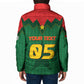 Custom Football Burkina Faso Padded Jacket Rising Star And Horse Sport Style - African Pride