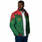 Custom Football Burkina Faso Padded Jacket Rising Star And Horse Sport Style - African Pride