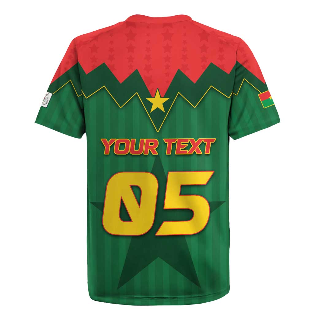 Custom Football Burkina Faso Rugby Jersey Rising Star And Horse Sport Style - African Pride