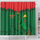 Football Burkina Faso Shower Curtain Rising Star And Horse Sport Style - African Pride