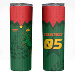 Custom Football Burkina Faso Skinny Tumbler Rising Star And Horse Sport Style - African Pride