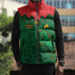 Custom Football Burkina Faso Sleeveless Puffer Jacket Rising Star And Horse Sport Style - African Pride