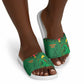 Football Burkina Faso Slide Sandals Rising Star And Horse Sport Style - African Pride