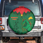 Football Burkina Faso Spare Tire Cover Rising Star And Horse Sport Style - African Pride