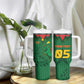 Custom Football Burkina Faso Tumbler With Handle Rising Star And Horse Sport Style - African Pride